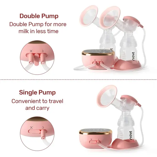 NCVI Anti-Backflow Technology Electric Double Breast Pump – View 3