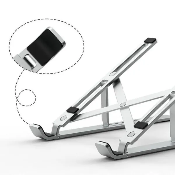 WiWU S400 Folding Adjustable Aluminium Laptop Stand – View 2