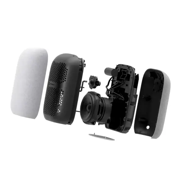 Google Nest Audio Voice Assistant Smart Speaker – Color: White – View 3