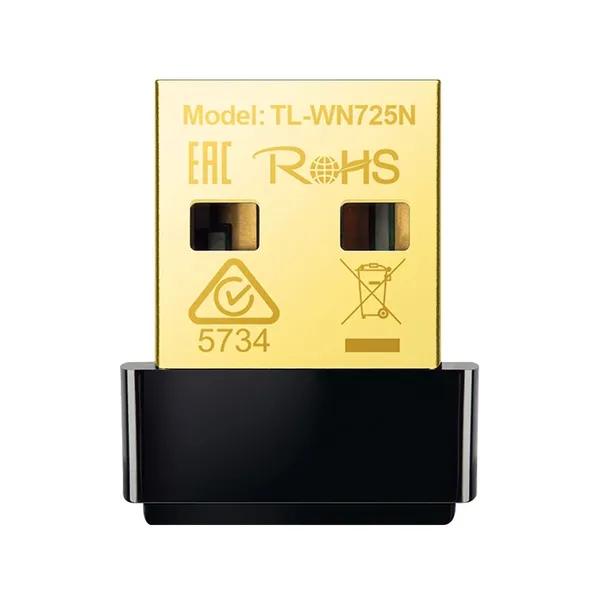 TP-Link TL-WN725N Nano 150Mbps Single Band Wi-Fi USB Adapter – View 1