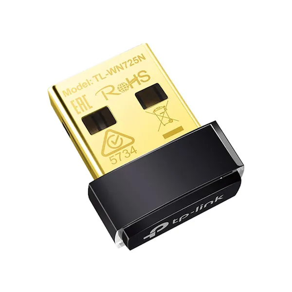 TP-Link TL-WN725N Nano 150Mbps Single Band Wi-Fi USB Adapter – View 2