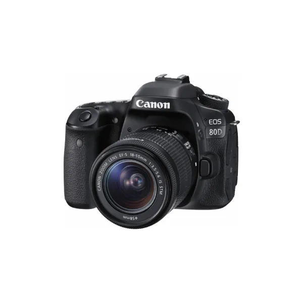Canon EOS 80D 24.2MP EF-S 18-55mm STM Lens DSLR Camera – View 2