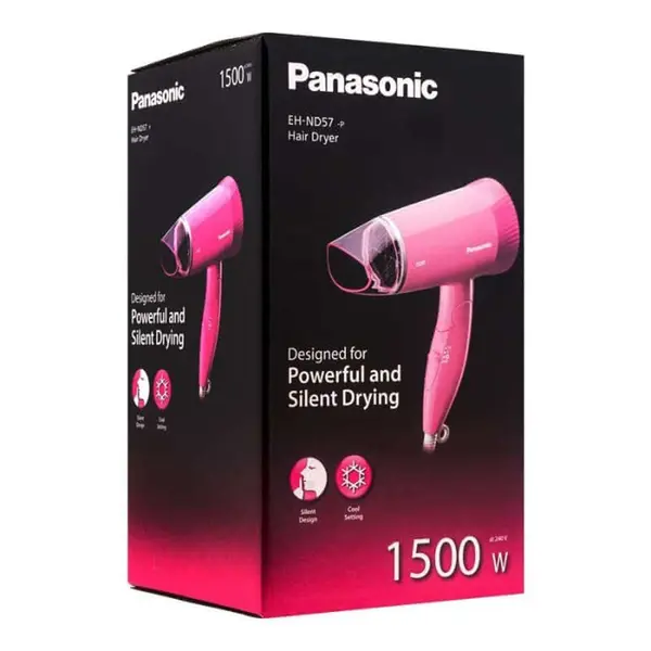 Panasonic EH-ND57 1500W Compact Hair Dryer – Color: Pink – View 4