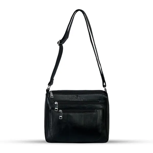 Bili Online Ladies Fashion Water-resistant At Light Rain Shoulder Bag – Color: Black – View 1