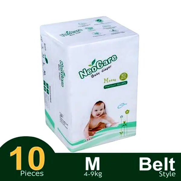 Neocare Wonder Soft and Comfortable Belt System Baby Diaper – Quantity: 10 pcs – View 2