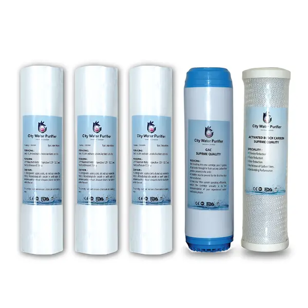 City Water Purifier RO Water Purifier PP, GAC, CTO Filters Cartridge Set – View 3