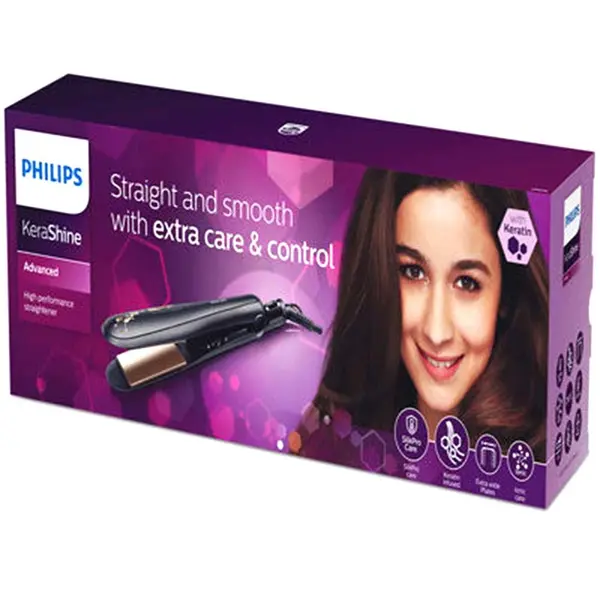 Philips HP8316 Kera Shine & Smooth Shine Hair Straightener for Women – View 3