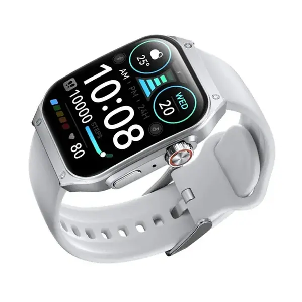 Haylou S8 Bluetooth Calling Smartwatch – Color: Silver – View 3