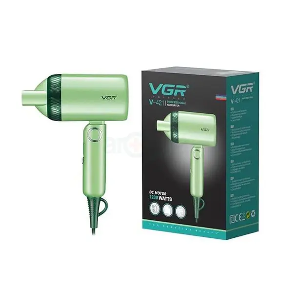 VGR V-421 Compact Foldable DryCare Hair Dryer for Women – View 5
