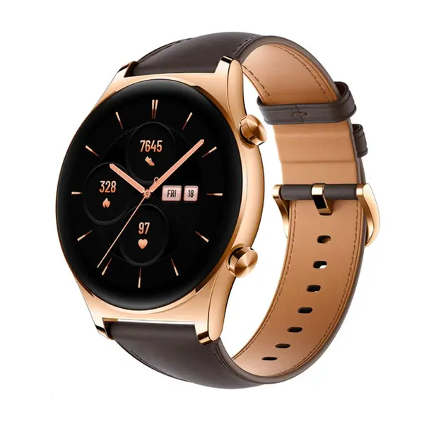 Honor Watch GS3 Amoled Display Smartwatch – Color: Gold – View 1