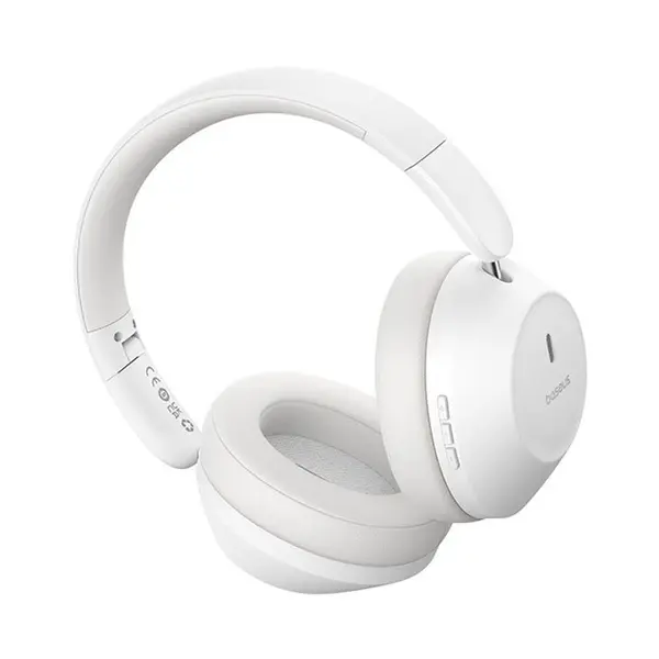 Baseus Bass 35 Max Wireless Stereo Headphones – Color: White – View 2