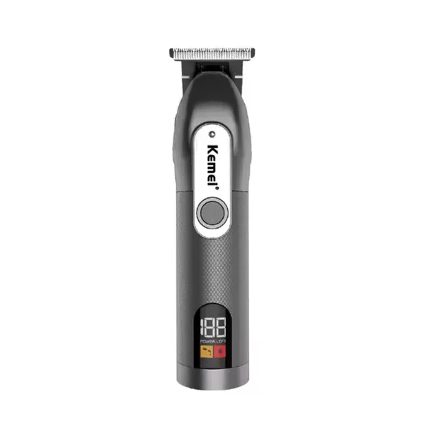 Kemei KM-1760 Cordless Hair & Beard Trimmer – Color: Gray – View 2