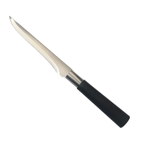 Chef Aid 1 Piece Filleting Kitchen Knife 6-Inch Blade Black Color Plastic Handle – View 1