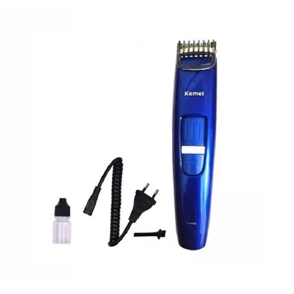 Kemei KM 2017 Professional Beard Trimmer For Man – Color: Blue – View 2