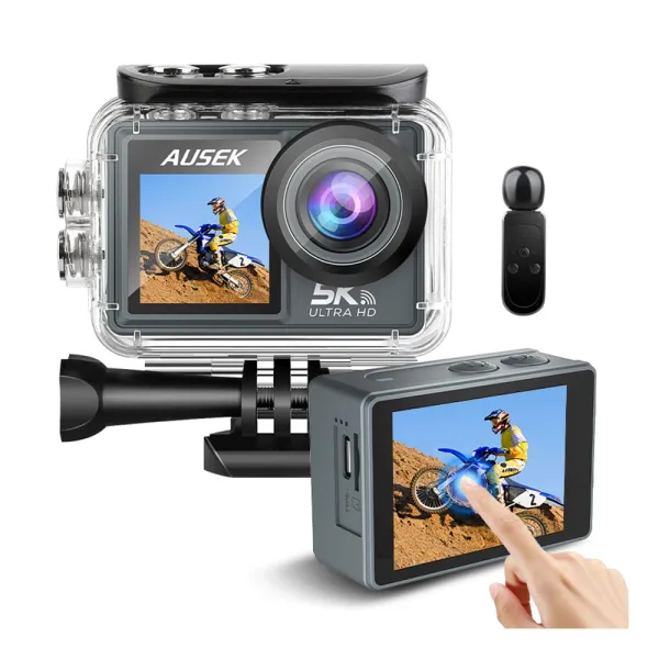 Ausek AT-M82TR 6k WiFi Waterproof Action Camera – View 2