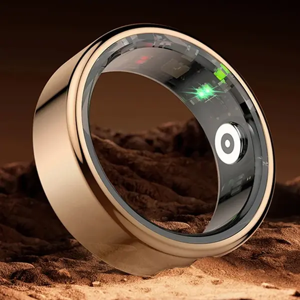 Ximax R02 Smart Ring Health Tracker, Fitness Tracker – Color: Gold – View 2