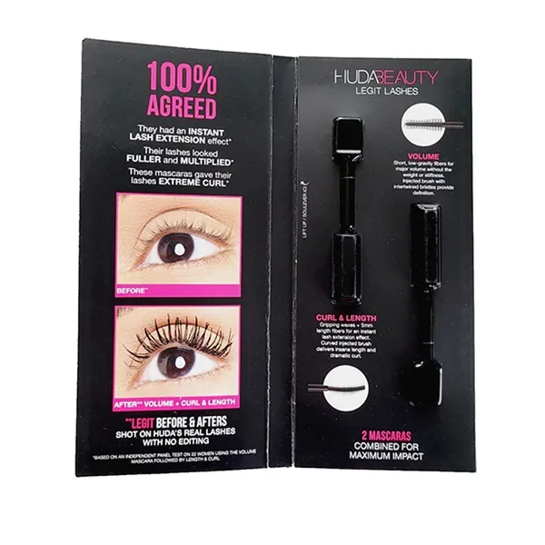 Huda Beauty - Legit Lashes Double-ended Volumizing And Lengthening Mascara – View 4