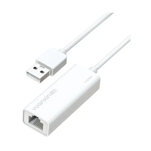 Yuanxin X-D2501 USB2.0 to RJ45 100Mbps White Ethernet Lan Adapter – View 1