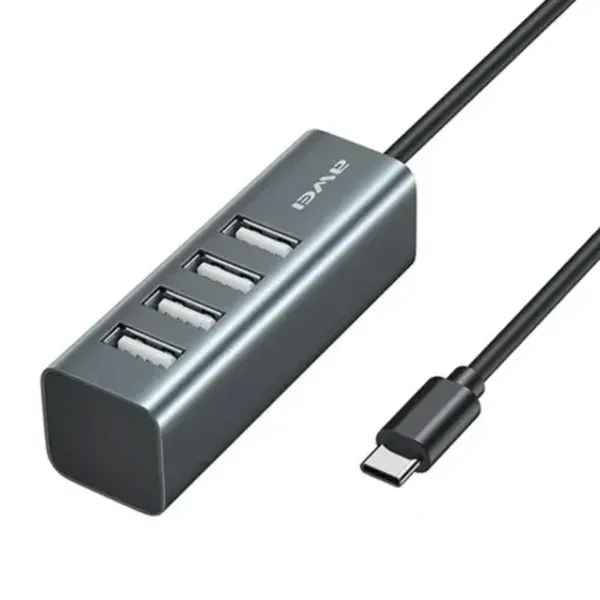 Awei CL-122T 4 Port Type-C Hub – View 1