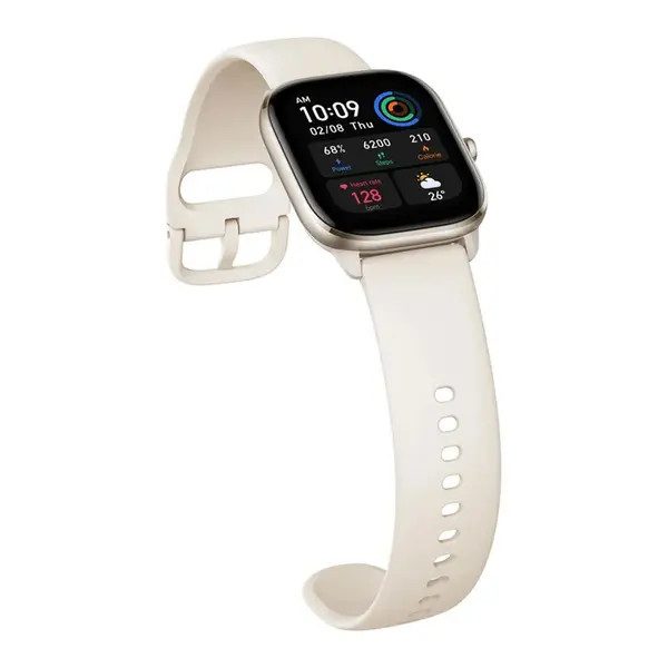 Amazfit GTS 4 Mini 5 ATM Water Resistance Smartwatch – Color: White – View 3
