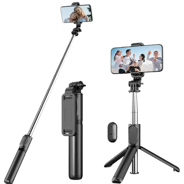 Baoer L15 Detachable Bluetooth Remote Control Selfie Stick  – View 2