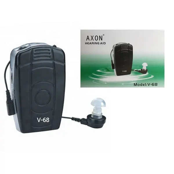 Axon V-68 Imported Powerful Telephone Pocket Hearing Aids – View 4