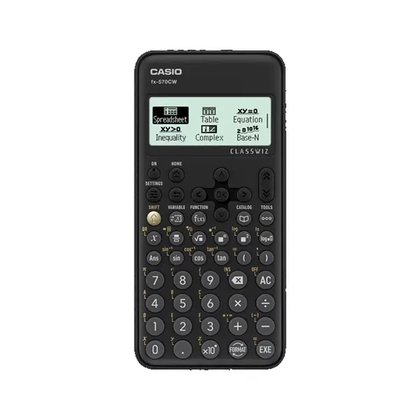 Casio Fx-570CW Black Non-Programmable Scientific Calculator – View 1