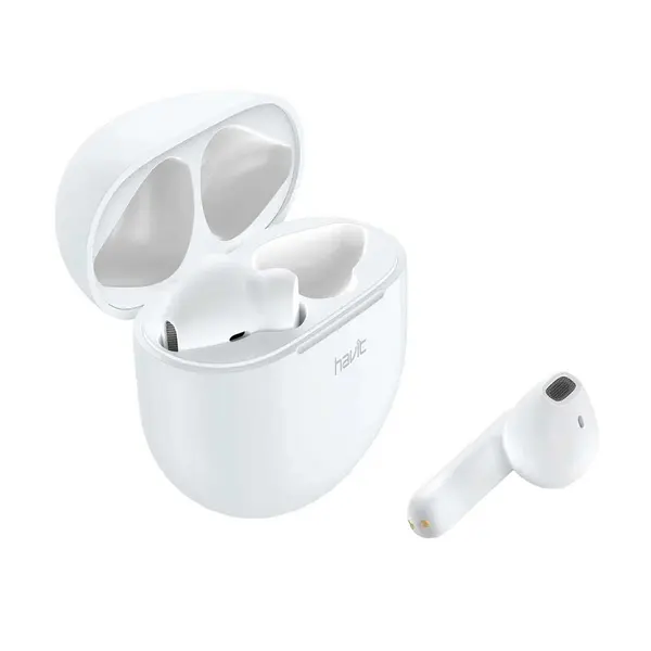 Havit TW916 True Wireless Stereo Earbuds – Color: White – View 2