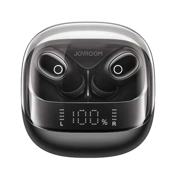 Joyroom JR-DB2 True Wireless Earbuds with Digital Display – Color: Black – View 1