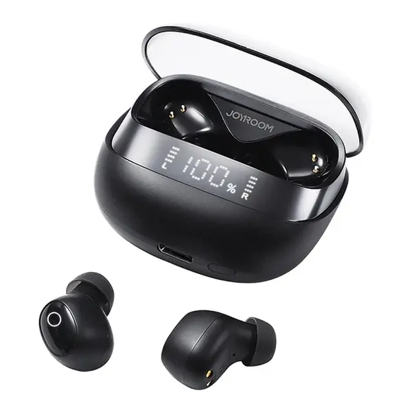 Joyroom JR-DB2 True Wireless Earbuds with Digital Display – Color: Black – View 2