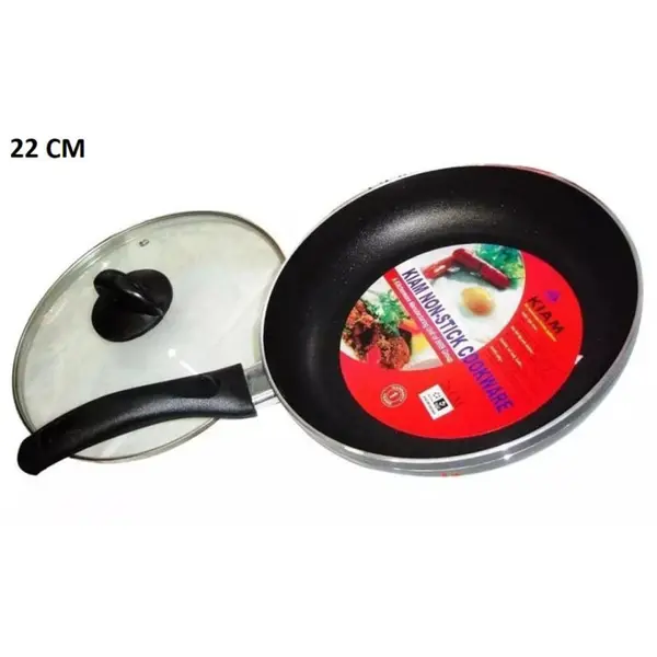 Kiam Lid-22cm Classic Non-Stick Fry Pan With Glass – View 2