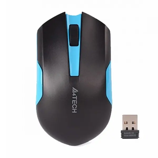 A4TECH G3-200N V TRACK Wireless Mouse – Color: Blue – View 1