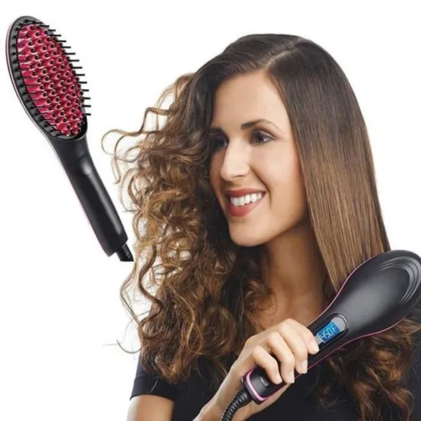HQT 906B Simply Straight Hair Straightener Brush – View 5