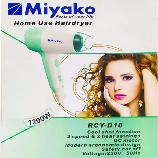 Miyako RCY D18 Electric Hair Dryer For Women – View 3