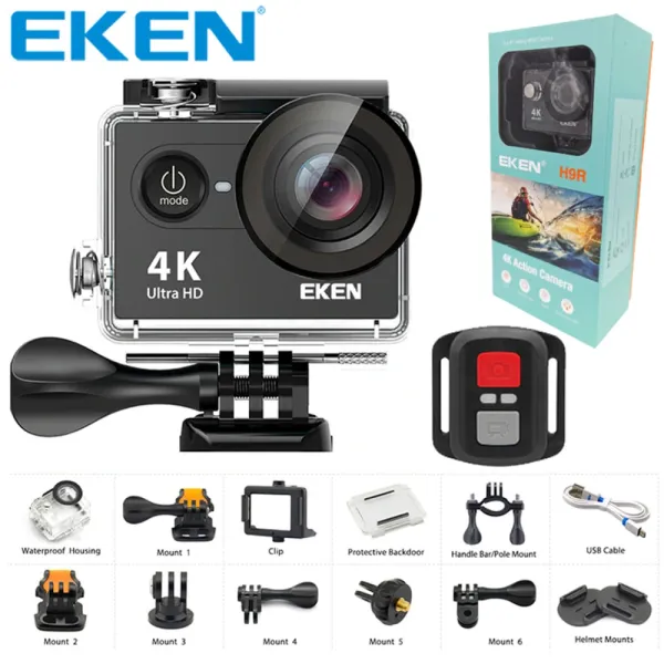 EKEN H9R 4K Wifi Waterproof Sports Action Camera – View 2