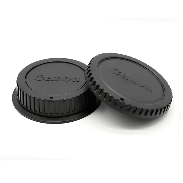 Canon DSLR Camera Body Cap & Lens Back Cap Set – View 1