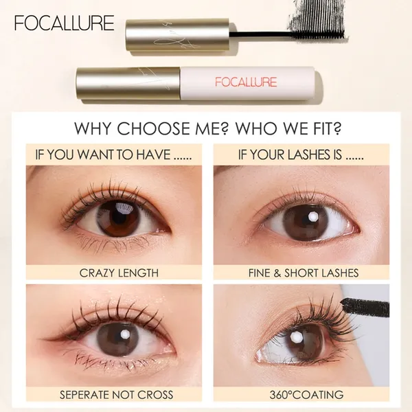 Focallure Fa169 Longlash Waterproof Mascara - Black  – View 4