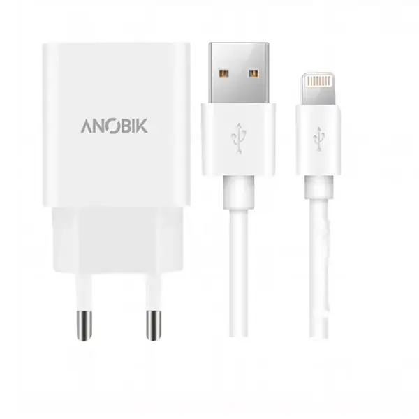 Anobik 20W SmartCharge Turbo Charger with Fast Charging & Lightning Cable – View 3