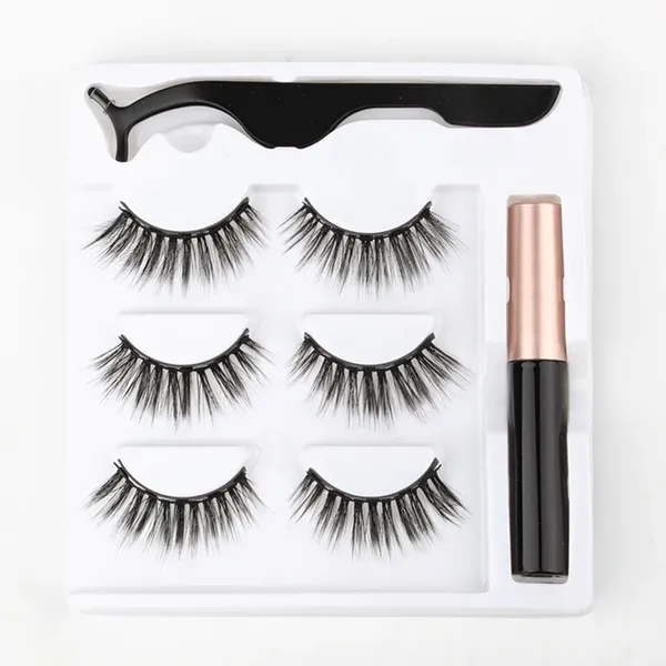 MAANGE 3 Pairs Liquid Eyeliner & Magnetic Lashes Eyelash Set – View 3