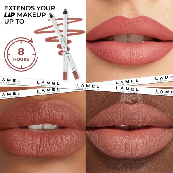 Lamel 403 Burnt Ocher Long Lasting Weightless Gel Lip Liner – View 2