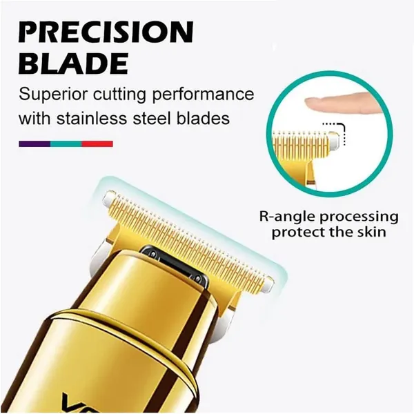 VGR V-947 Cord Cordless Hair Clipper and Beard Trimmer for Men – View 4