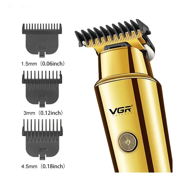 VGR V-947 Cord Cordless Hair Clipper and Beard Trimmer for Men – View 3