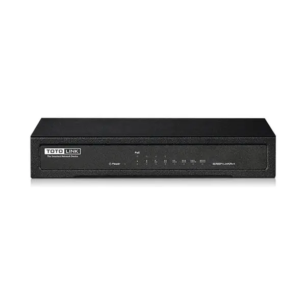Totolink SW804P 8-Port 10/100Mbps Ethernet Switch with 4-Port PoE – View 2