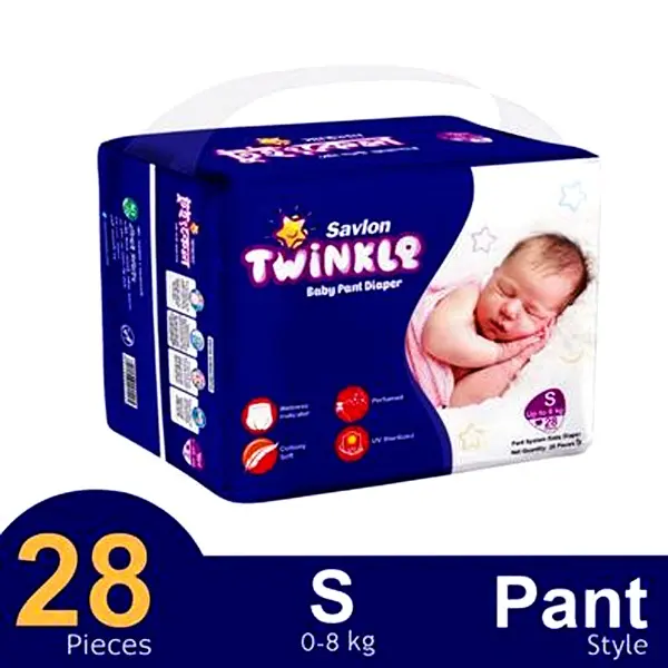 Savlon Twinkle Pant System Affordable Quality Baby Diaper – Quantity: 28 pcs – View 2