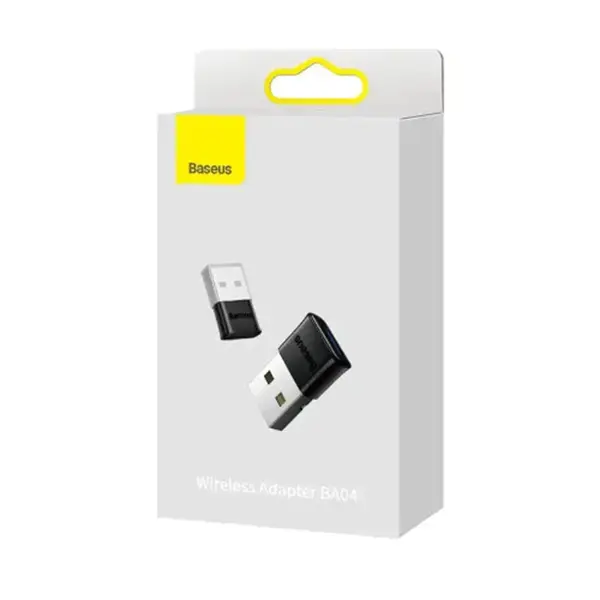 Baseus BA04 USB V5.0 Black Bluetooth Receiver – View 4