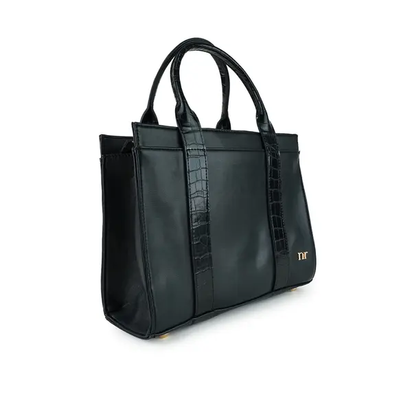 Nino Rossi 0755CA61 Women Spacious Interior HandBag – Color: Black – View 2