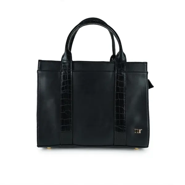 Nino Rossi 0755CA61 Women Spacious Interior HandBag – Color: Black – View 1