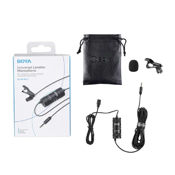 BOYA BY-M1 Pro II Lavalier Universal Microphone – View 4