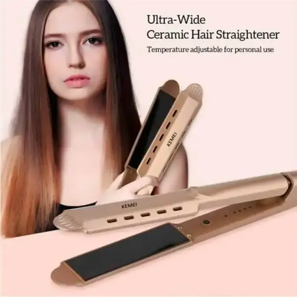 Kemei Km-3229 Professional Hair Straightener – View 3