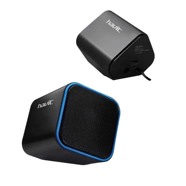 Havit SK473 USB 2.0 Black & Blue 2.0 Channel Wired Speaker – View 2